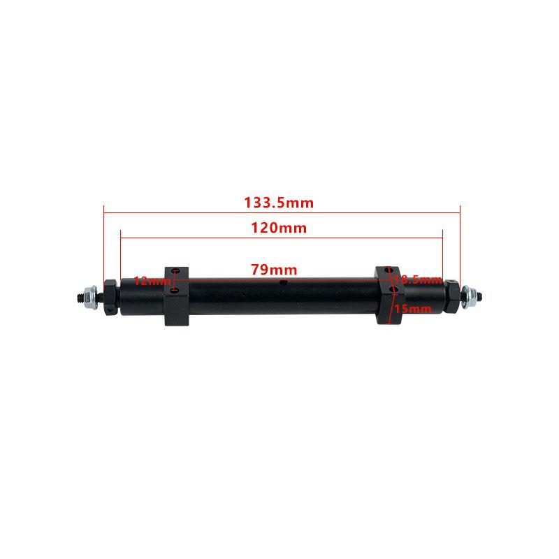 Metal 120/140/167mm Trailer Unpowered Axle for 1/14 Tamiya RC Dump Truck Tipper SCANIA 770S R620 VOLVO BENZ Arocs MAN TGX Car
