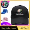 Автомобильные наклейки Для Alfa Romeo Колпачок-утиный клюв Для Alfa Romeo 3D Кепка Мотоциклетная Гоночная Бейсболка Кепка Регулируемая Повседневная Грузовик