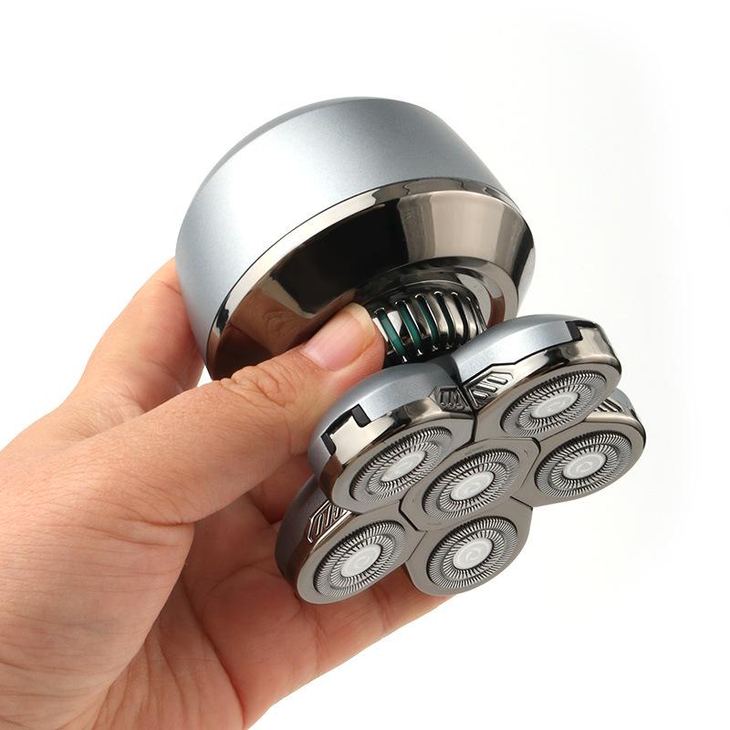 Многофункциональная перезаряжаемая электрическая бритва для мужчин - Цифровой дисплей, для бритья головы налысо, для всего тела и бороды, моющаяся бритва