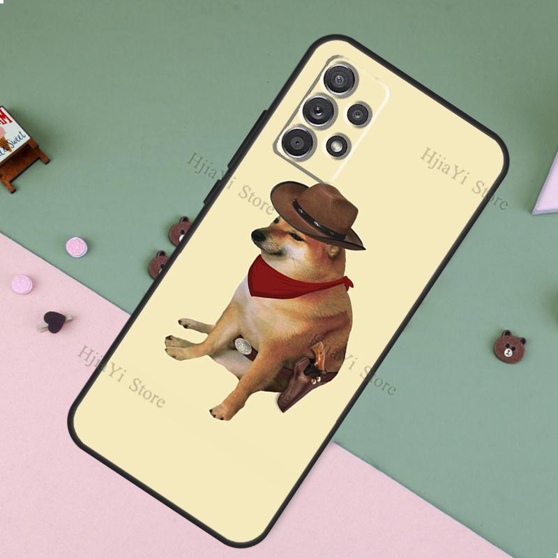 Doge Meme Kabosu Fundas For Samsung A53 A33 A23 A13 A73 A12 A22 A32 A42 A52 A72 A50 A51 A71 A14 A34 A54 Case