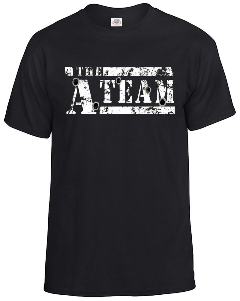 The a team logo army bullitt mens tshirtgamegreenholefunny