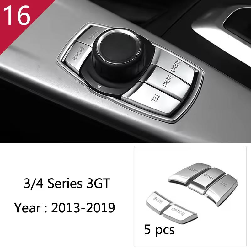 For BMW 3 4Series3GT F30 F31 F32 interior Glove Box Co-Pilot Toolbox Strips Sequin Decorative Cover Trim Car Styling Accessories
