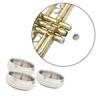 3pcs Metal Trumpet Valve Screw Silver Valve Button Screw  For Trumpet Repair