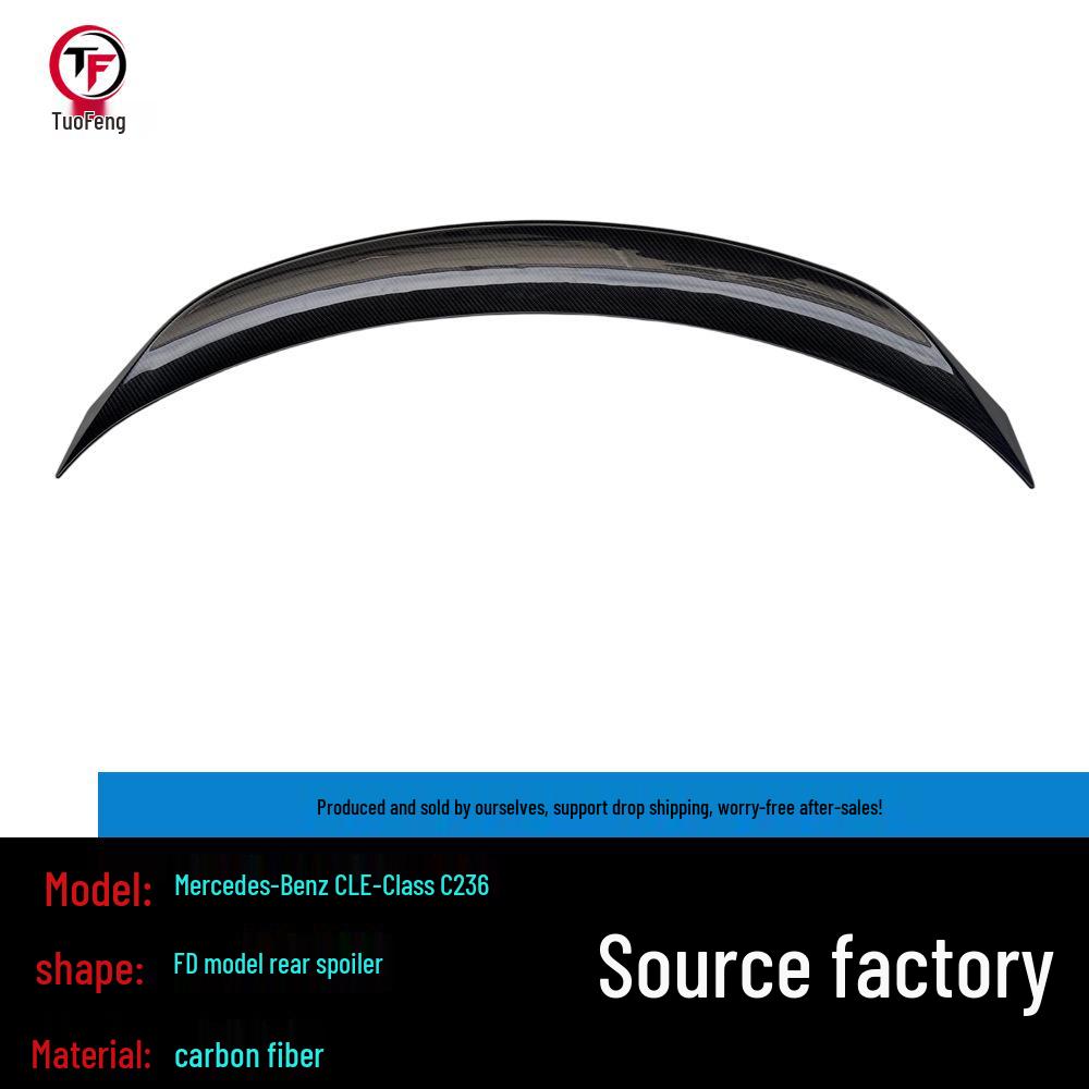 Mercedes-Benz CLE-Class C236 FD Style Carbon Fiber Rear Spoiler Upgrade