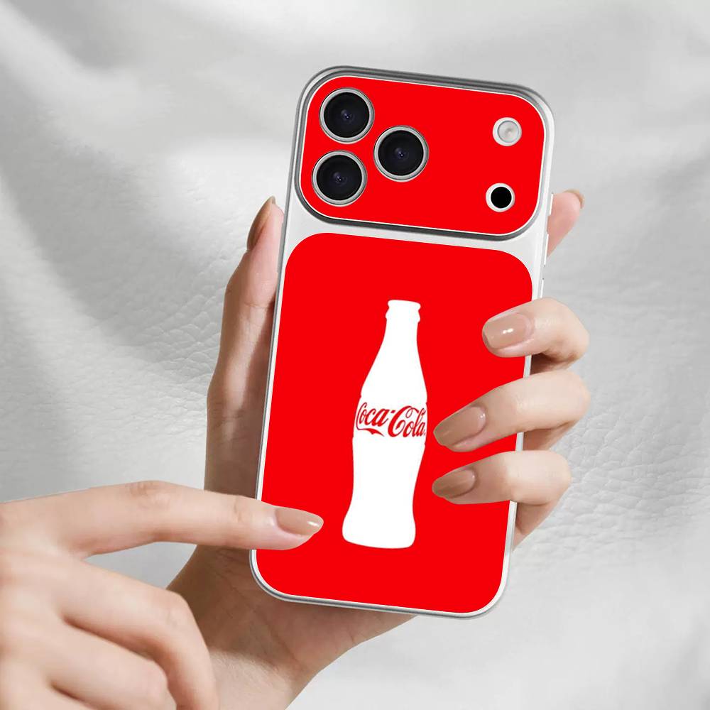 Логотип C-COCA C-COLAS Для iPhone 17 Pro 17 Pro Max Задняя наклейка-скин Защитная декаль Обёртка
