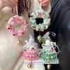 Набор материалов для рождественского венка ручной работы DIY 15 см Декорация Подвеска Дом Украшение Рождественской елки Подвеска Праздничный подарок для вечеринки