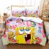 Cute SpongeBob Bedding Sets Exquisite Bed Supplies Set Duvet Cover Bed Comforter Set Bedding Set Luxury Birthday Gift