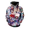 2020 Newest Fashion Anime TouHou Project 3D Print Hoodie Men Women Casual Sweatshirt Pullover Tops