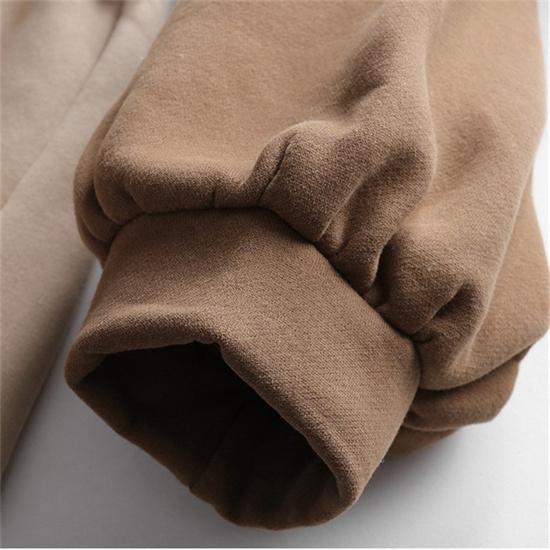 Зимняя корейская теплая толстовка с капюшоном Ruili Bear аниме, женская толстовка Kawaii с круглым вырезом и длинными рукавами, модная супер уличная толстовка