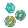 3PCS Astrological Dice Set 12 Sides Glitter Rune Dice Easy To Read for Table Board Game Toys Type 4