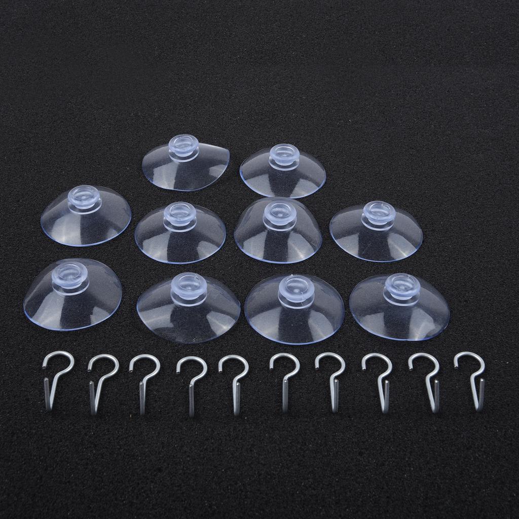 10x настенный крючок для стеклянного окна, вешалка для кухни, ванной, прочная присоска, верхняя присоска