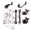 Swaybar Lifts Front Sway Bar Links Adjustable Replacement Quicker Disconnect Kit for Number -1010-bk 19-22 Jeepcar