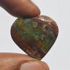 Кабошон из натурального хризопраза, 23 карата, размер 23x23 мм, в форме сердца, изготовление ювелирных изделий, ремесленные принадлежности