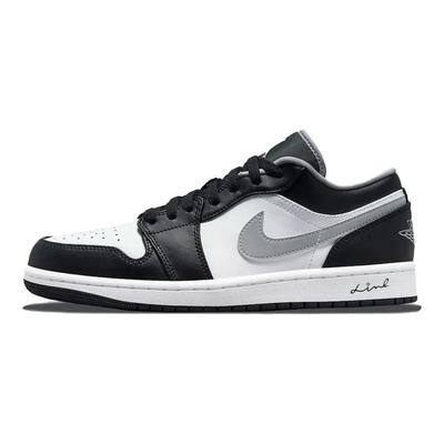 Air Jordan 1 Low 'Shadow' Синтетическая кожа, Кожа, Тень, Ограниченный выпуск Год Лошади Амортизация, Износостойкий 553558-040(Команда855-)