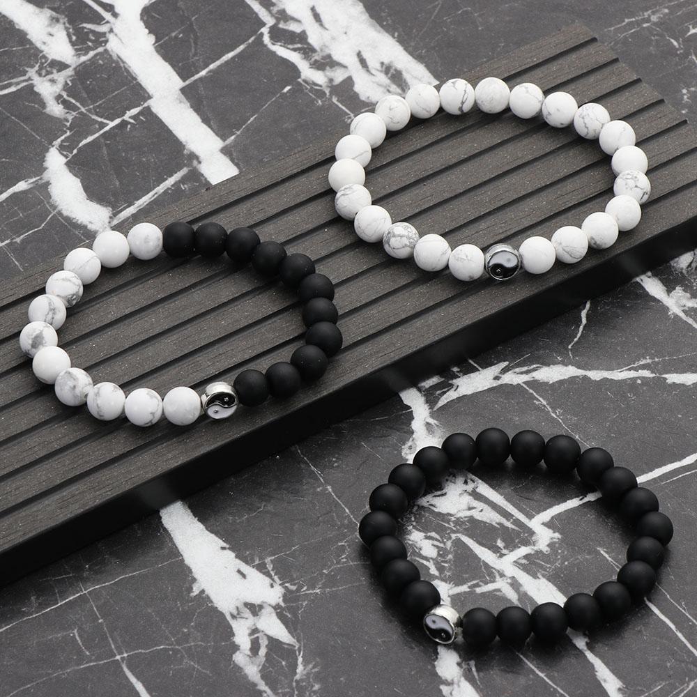 Модные аксессуары Подарок лучшим друзьям Плетеная ручная веревка Инь Ян Подвеска-браслет