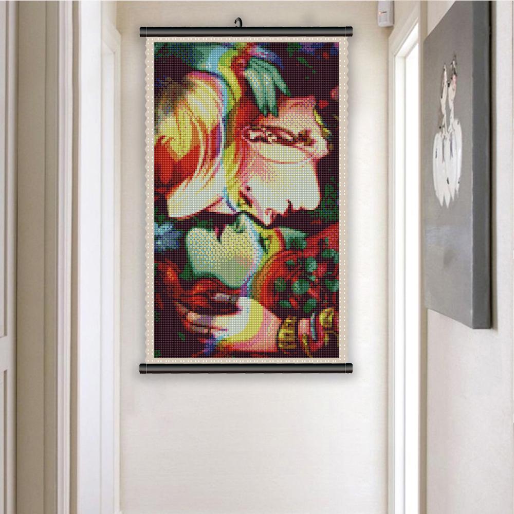 5D DIY Рамка Алмазная картина Встреча Пара Полный квадратный круглый Вышивка крестиком Портрет Мозаика Роза Домашний декор