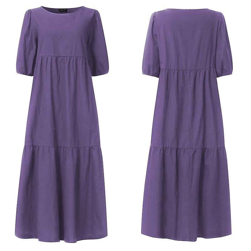 Summer Elegant Womens Big Dress Size Beach Swing Party Long Maxi Dress Bohemian Vestidos Cascading Casual Robe