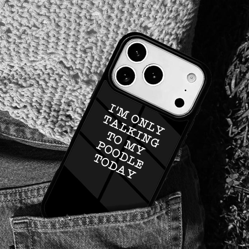 I Prefer My Poodle Over People phone case cover Compatible with for IPhone 17air 16e 15 14 13 12 11Pro Max 17 Air