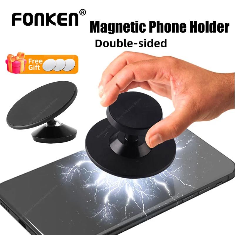 FONKEN Двойной магнитный держатель для телефона для тренажерного зала, кухни, двухсторонний сильный магнитный держатель для телефона, кронштейны для iPhone 14Pro Max Huawei Xiaomi
