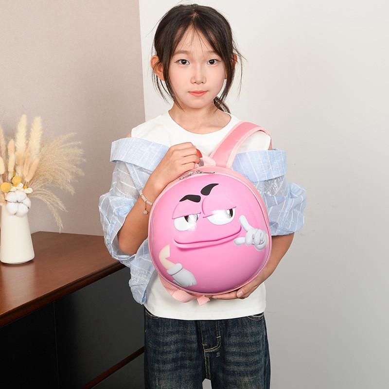 Childrens Tiger Cartoon Backpack With Breathable Nylon For Kids Gift Schoolbag