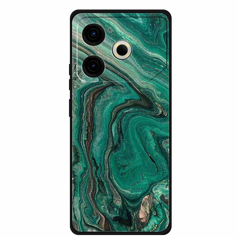 Чехол для телефона Tecno Pova6 Neo, задняя крышка из ТПУ для Pova 6 Neo, цвет мрамора, мягкий чехол, защитный Funda, роскошный силиконовый корпус