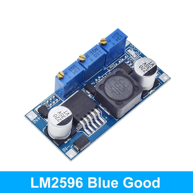 TZT LM2596s DC-DC Step-down Power Supply Module 3A Adjustable Step-down Module LM2596 Voltage Regulator 24V 12V 5V 3V MINI560