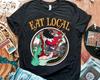 TickTock The Crocodile Captain Hook Eat Local TShirt