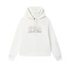 Classic Versatile Fleece Hooded Sweatshirt Women Tops Cloud-Mushroom-White F11W519218FWT