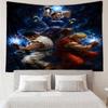 Superhero Trio In Action Printed Tapestry, for Bedroom,Livingroom, dormitory, Large Wall Decor, Fabric Decor Fan Birthday Gifts