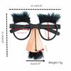 Y3NA Halloween Party Decoration Funny Glasses with Black Nose Get Ready to Have Fun