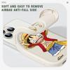 Slim Skin Feeling PU Leather Cute Cartoon Luffy Phone Cover for Infinix VIVO OPPO Reno Realme Huawei Nova Honor Smartphone Case
