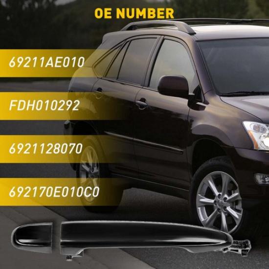 Передняя Внешняя Черная Ручка Двери Правая Сторона Для Toyota Camry 2007-2011