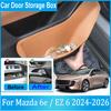 Органайзер-карман в дверную карту для Mazda EZ 6 Аксессуары Mazda 6E 2024 2025 2026 Автомобильные карманы в дверях Органайзеры Коробки Защитные