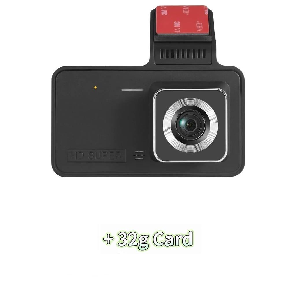 Видеорегистратор с передней и задней камерой, видеорегистратор, двухлинзовый автомобильный видеорегистратор, циклическая запись, ночное видение, G-сенсор, HD 4-дюймовый видеорегистратор