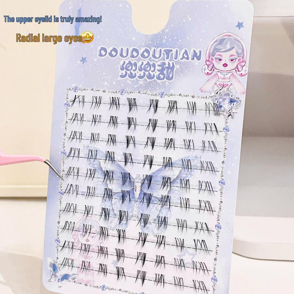 Dou Dou Сладкая Девушка Мяо Натуральные Густые Нижние Ресницы - Фотогеничные, Имитирующие, Богатый и Дикий Эффекты
