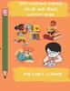 The Color and Trace Activity Book : Preschoolers Learning Activities Book