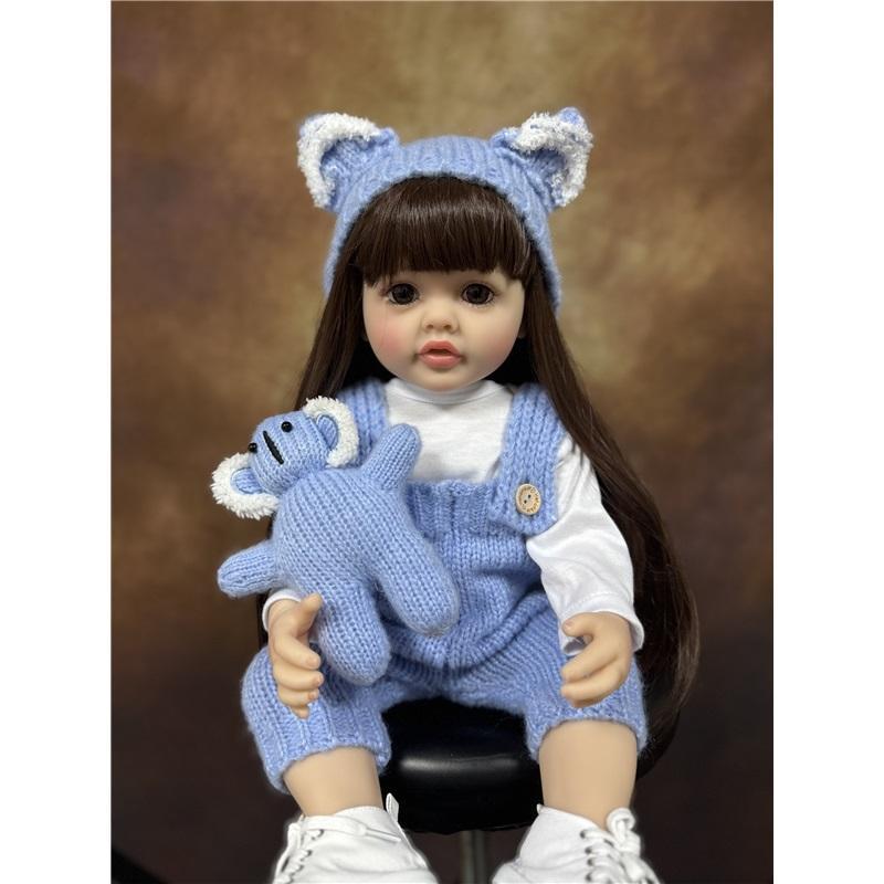 Реалистичные куклы реборн, полностью силиконовые, виниловые, 50 см, кукла для новорожденных девочек, игрушка-принцесса для малышей, подарок