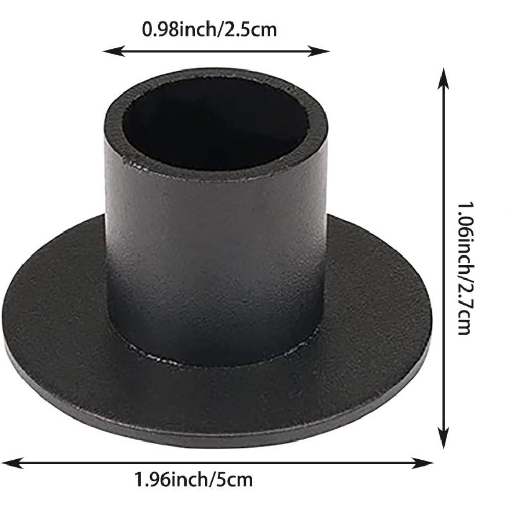 Round Candle Holders Iron Metal Candleholders Festival Candlestick Candle Stand Wedding Party