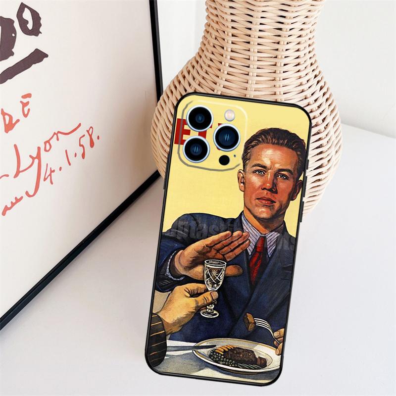 Винтажный чехол для телефона Stalin СССР CCCP для iPhone 17 Pro Max 16 15 11 13 12 14 Pro Max mini 15 16 Plus 16e 17 Air Cover