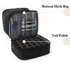 Косметичка большой вместимости ПВХ портативная женская сумка сумка для хранения лака для ногтей