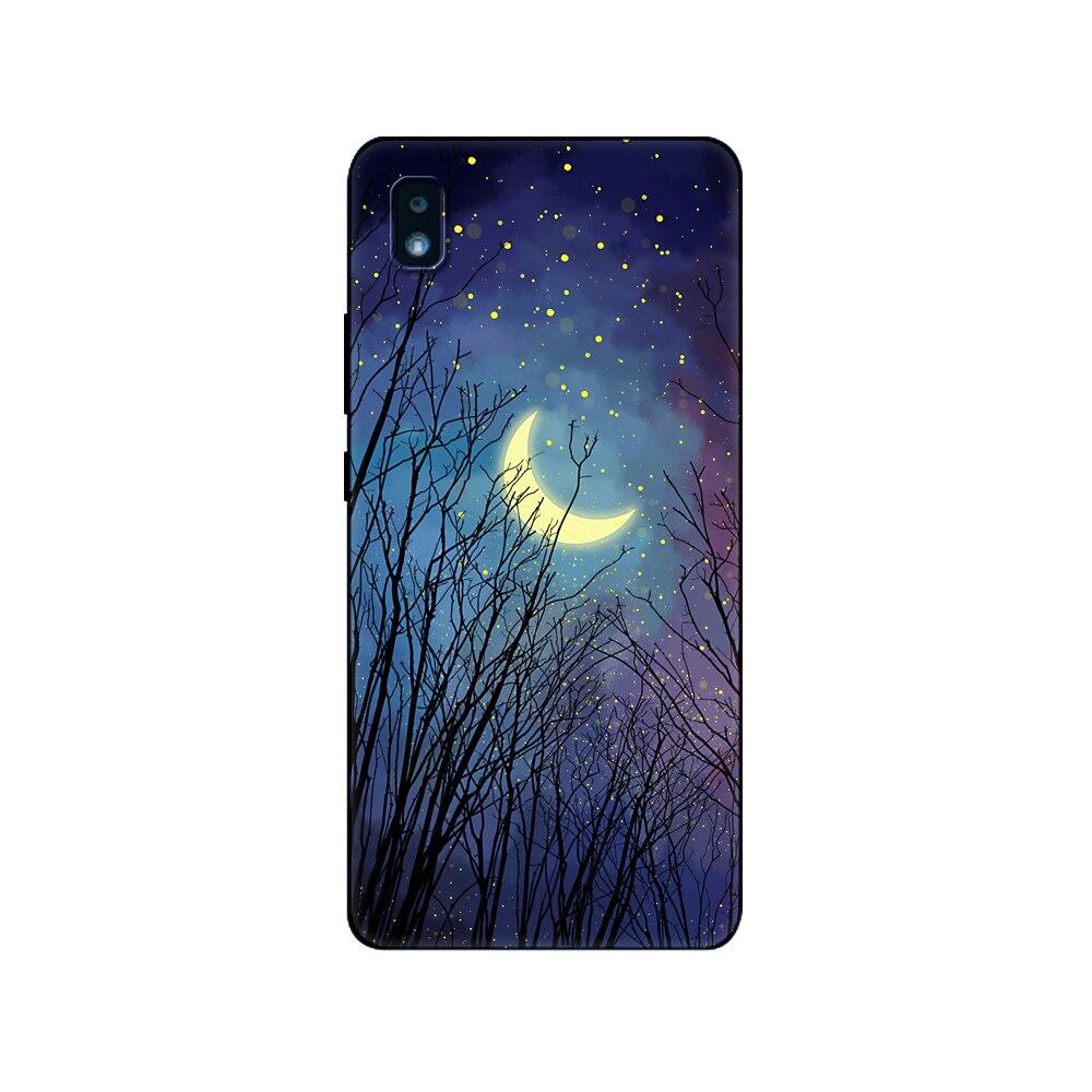 Для ZTE Blade 20 Смарт-чехол для телефона Задняя крышка для ZTE Blade L210 L8 Axon 11 SE 5G Чехол Черный ТПУ Чехол Розовый Аниме Космическая машина