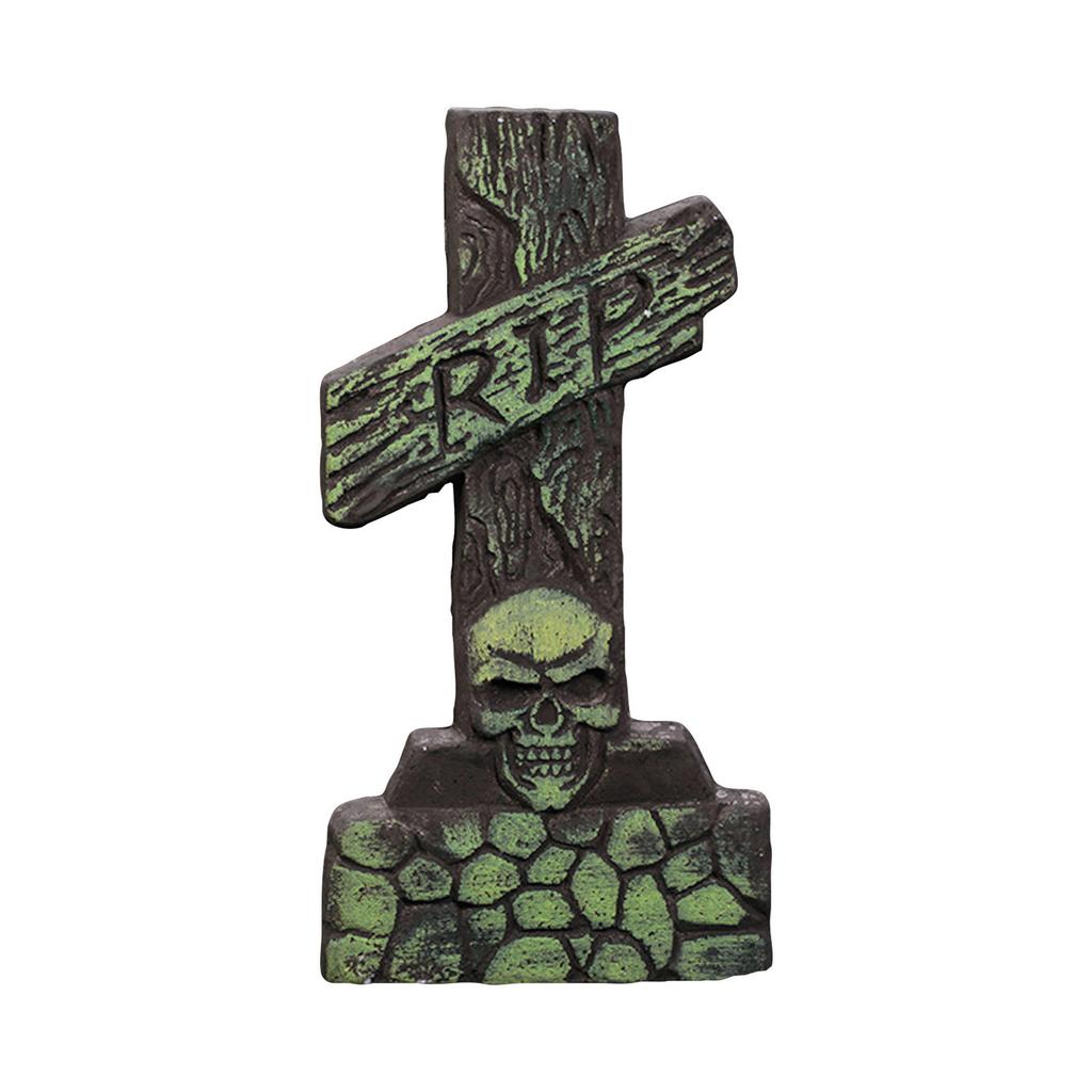 Хэллоуин Пенопластовый Надгробный Камень Кладбища, Хэллоуин Надгробный Камень Уличное Украшение Для Украшения Могилы с 12 Металлическими Колышками Для Украшения Кладбищенского Двора для Вечеринки