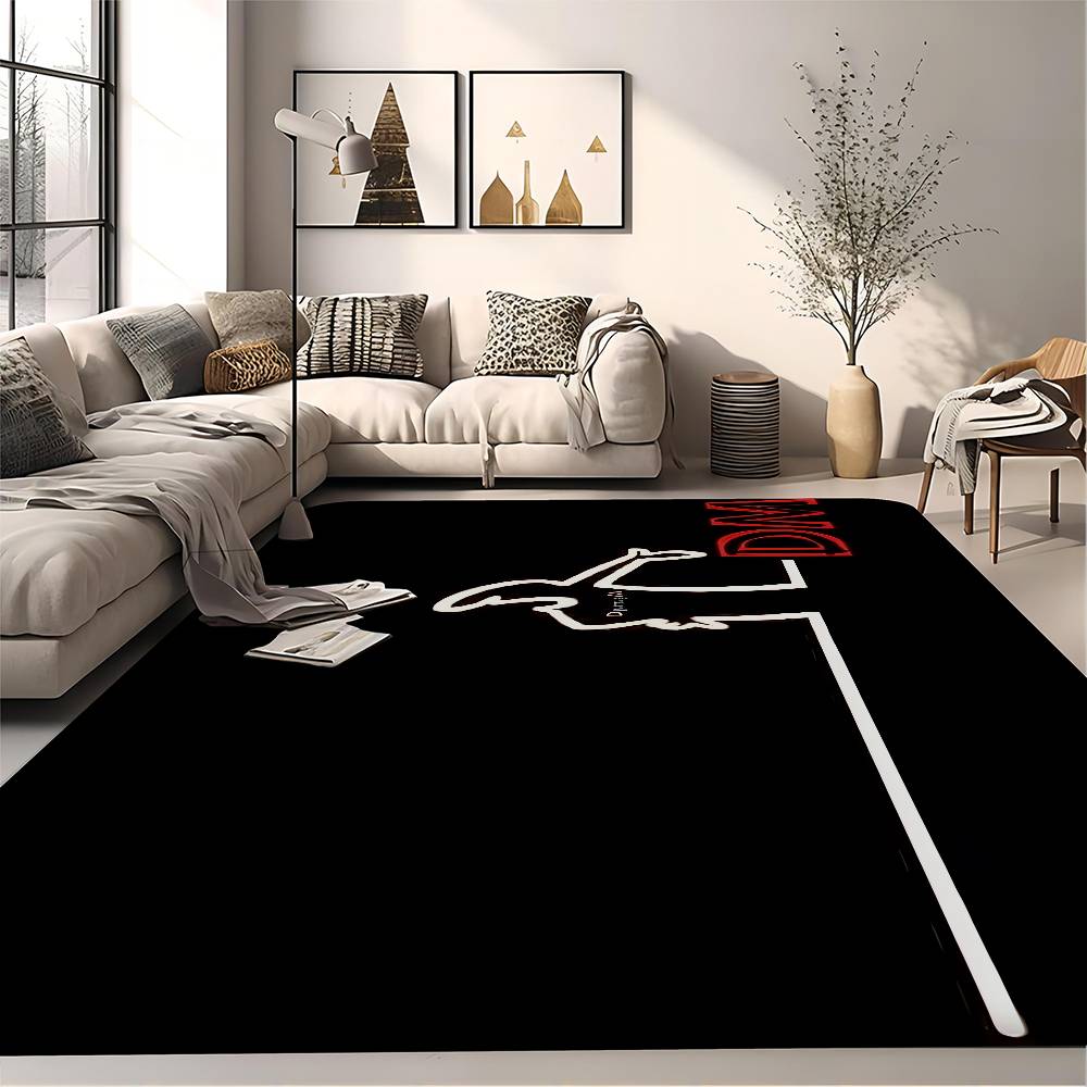 D-Depeche M-Mode Floor Mat Non-Slip Laundry Room Mat Laundry Decor Balcony Child Living Room Bedside Mats