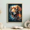 DIY алмазная живопись милый золотой ретривер набор для вышивки крестом мозаика искусство алмазная живопись полный круг/квадратный алмаз украшение дома