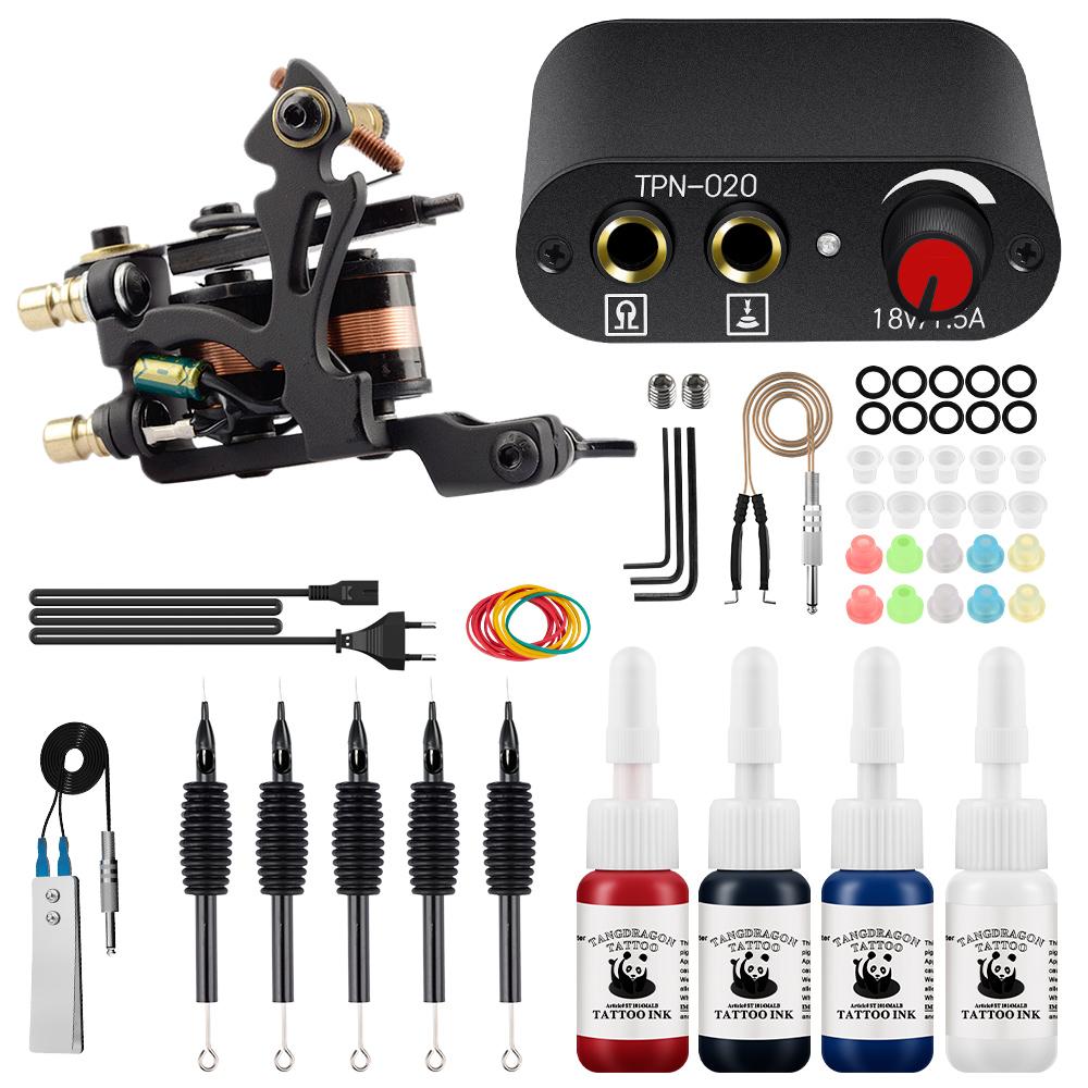 Набор тату-машинок PHOENIXY с иглами питания и чернилами для боди-арта
