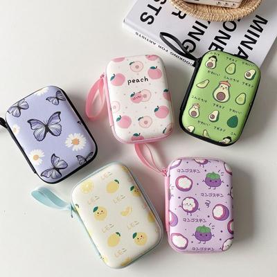 Мультяшные мини-сумки для хранения, симпатичные для Airpods, чехол для хранения наушников iPhone, USB-кабель, наушники, вкладыши, аксессуары, сумка для хранения