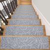 TPR Stair Treads Carpets Self Adhesive Brushed Embossed Carpet Indoor Stepping Mat for Kids Elder