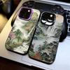 Чехол для телефона Lnk Art Print для iPhone 17,16,15,14,13,12,11 Plus,Pro Max,XS,Красочный Серебристый Чехол для телефона Funda Cover