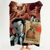Comic C Chew Throw Flannel Throw Blanket Suitable for Sofa Living Room Bedroom