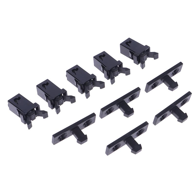 10Pcs Black White Pr-001 Small Door Lock Switch Lock For Ms Air Conditioner Set